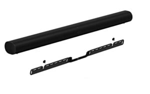 mount plus mp-sb66w_1 wall mount bracket kit for sonos arc sound bar | only install sonos arc soundbar bar on wall under tv | black color