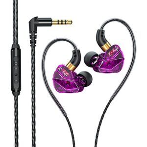 laruze s16 sports headset in ear wired running headphones subwoofer game computer mobile phone headset wired with microphone