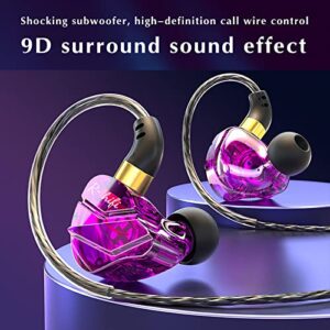 LARUZE S16 Sports Headset in Ear Wired Running Headphones Subwoofer Game Computer Mobile Phone Headset Wired with Microphone