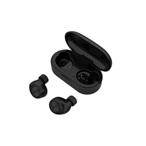 Foyumese Earphone Blue Tooth Wireless Earbud Bluetooth Headphone for iPhone Android with Microphone, Smart Matching Noise Canceling Touch Control Portable Sport Wireless Earphone Bluetooth (Black)