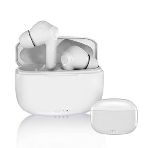 tikgram for android/ios wireless earbuds,smart touch wireless earbuds,with personalized cartoon charging box, bluetooth 5.1 stereo dual noise-cancelling headphones, ipx5 waterproof, 36h playtime