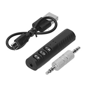 car bluetooth receiver, portable & lightweight bluetooth music receiver for wired headsets, headphones, active audio