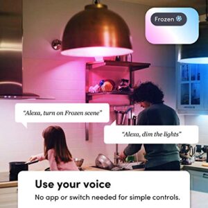 LIFX Color A19 800 lumens, Billions of Colors and Whites, Wi-Fi Smart LED Light Bulb, No Bridge Required, Works with Alexa, Hey Google, HomeKit and Siri (2-Pack)