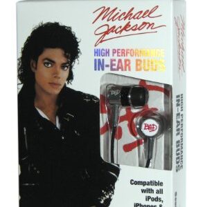 Section 8 rbw-5086 Michael Jackson Bad Earbuds Headphones - Black