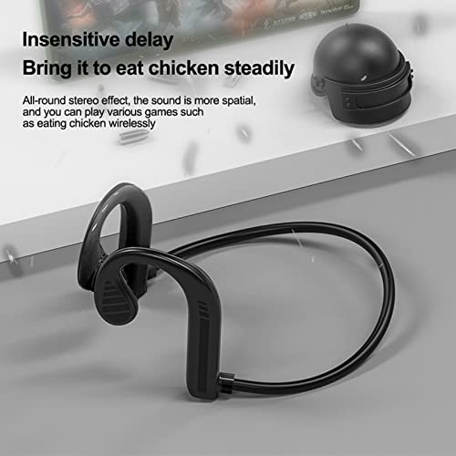 Bone Conduction Headphones Bluetooth 5.1,Wireless Open Ear Headphones Waterproof Earphones,Sweatproof Headset for Sports