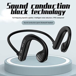 Bone Conduction Headphones Bluetooth 5.1,Wireless Open Ear Headphones Waterproof Earphones,Sweatproof Headset for Sports