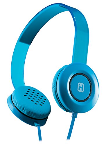 iHome Stereo Headphones with Flat Cable - Blue (IB35LNC)