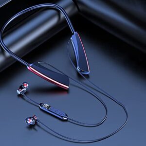 Neck Type Bluetooth 5.2 Headset - Noise Reduction Earbuds - High Capacity Intelligent Digital Display - Stereo Delay Free - Sports Bluetooth Headset