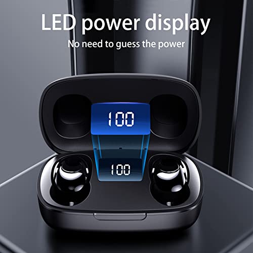 Noise Cancelling Wireless In-Ear Earphones Light-Weight Earbuds with LED Display Charging Case for Sport Wireless Earbuds Bluetooth Headphones with Mic