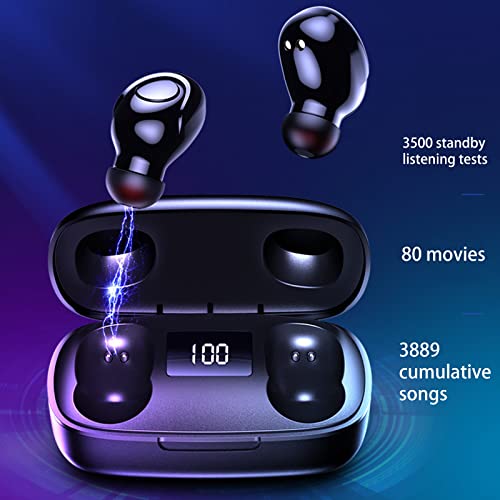 Noise Cancelling Wireless In-Ear Earphones Light-Weight Earbuds with LED Display Charging Case for Sport Wireless Earbuds Bluetooth Headphones with Mic