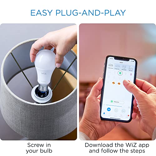 WiZ Connected 2-Pack Color 60W A19 Smart WiFi Light Bulb, 16 Million Colors, Compatible with Alexa and Google Home Assistant, No Hub Required