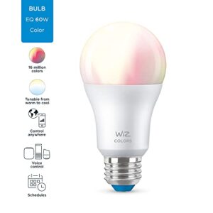 WiZ Connected 2-Pack Color 60W A19 Smart WiFi Light Bulb, 16 Million Colors, Compatible with Alexa and Google Home Assistant, No Hub Required