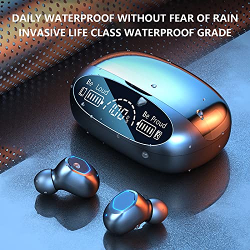 Uklsqma Wireless Earbuds, M22tws Bluetooth Headset Wireless Sports Touchs Waterproof Super Long Battery Life Music Binaural Subwoofer Earplugs, Ear Buds Wireless Bluetooth Earbuds