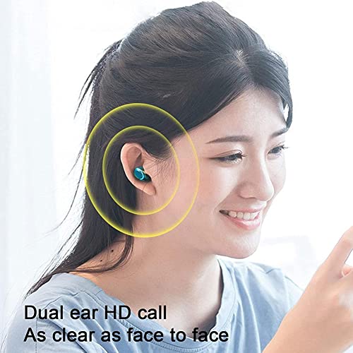 CUIKOSAER Wireless Bluetooth 5.2 Earbuds Headphones - in-Ear Stereo Touch-Control oise Cancellation Bluetooth Headphones with Charging Case - for Office Outdoor Sport Working Driving