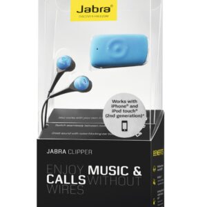 Jabra CLIPPER Bluetooth Stereo Headset - Retail Packaging - Turquoise (Discontinued by Manufacturer)