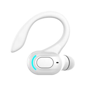 m-f8 waterproof hanging single ear earbuds bluetooth-compatible 5.2 noise cancelling sports wireless business headphones headset