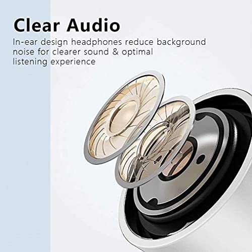 Wired Earphones Hi-Fi Sound Headphones Handsfree Mic Headset Earbuds Compatible with Alcatel 3V (2019) - 7 - Jitterbug Smart 2 - REVVL 2