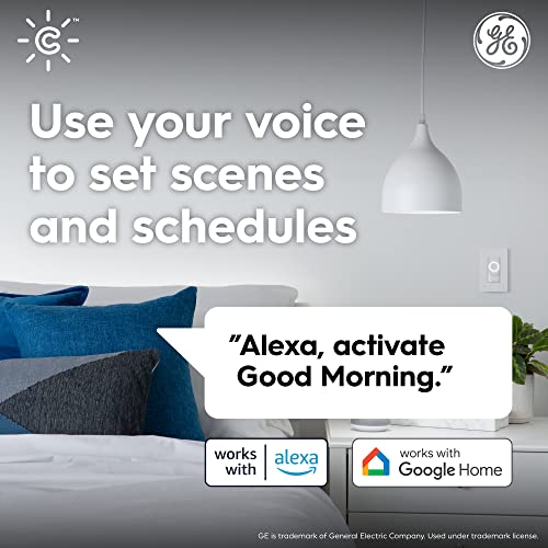 GE CYNC Smart LED Light Bulbs, Soft White, Bluetooth and Wi-Fi, Works with Alexa and Google Home, A19 Bulbs (2 Pack)