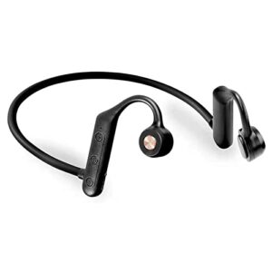 fengchuang k79 bone conduction earphones, 5.0 wireless bluetooth headphones, ipx5 waterproof headest with microphone, wireless headset sport earbuds for gym running