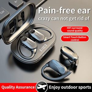 MIANHT Wireless Earbuds Sports Bluetooth 5.3 - Bluetooth Headphones Earhook Noise Cancelling, Waterproof Workout Earphones, HiFi Sound Quality, for Running, Gym