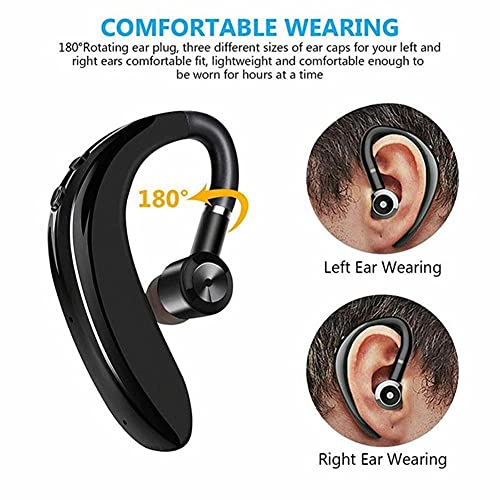 Wireless Earbuds Bluetooth Headphones,Noise Reduction Mic in-Ear Earphones Fast Pairing in Seconds for Working Sports Running Workout,Connect to PC Mac Tablet Cell Phone