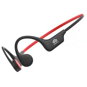 dbcollections open-ear bluetooth bone conduction sport headphones – sweat resistant wireless earphones for workouts and running – built-in mic, with hair ban