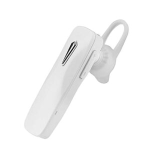 tihebeyan 1 pc portable business earhook headphones noise cancelling true wireless bluetooth headset(white)