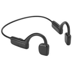 wireless bluetooth 5.1 headset, ear hook stereo earphones with microphone, waterproof sports for running, noise canceling earphone