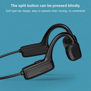 Wireless Bluetooth 5.1 Headset, Ear Hook Stereo Earphones with Microphone, Waterproof Sports for Running, Noise Canceling Earphone