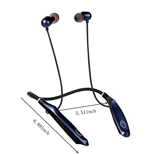 Wireless Bluetooth Headphones,Neck Hanging Wireless Bluetooth Headset with Intelligent Noise,Clear Bluetooth Calls for Sports,Running,Working