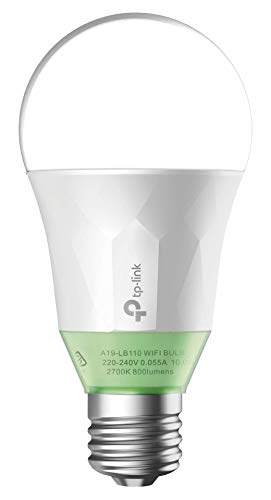 TP-Link LB110(E27) v1. 0, Smart Wi-Fi LED Bulb with Dimmable Light