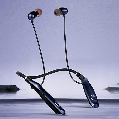 #QB15N5 Wireless Bluetooth Headphones Neck Hanging in-Ear Type Sports Running Ultra-Long Life Headphones