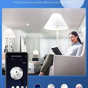 LOHAS Smart Light Bulb Work with Alexa, Google Home & Siri, A19 WiFi LED Bulb Daylight 5000K, 9W 60W Equivalent, Dimmable, 850LM