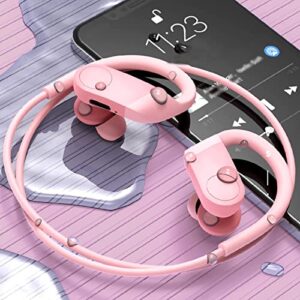 Charella #CK21w9 Bluetooth Conduction Headphones Bluetooth-Compatible Long Standby Stereo Wire Hanging-Ear Earphone for Sports
