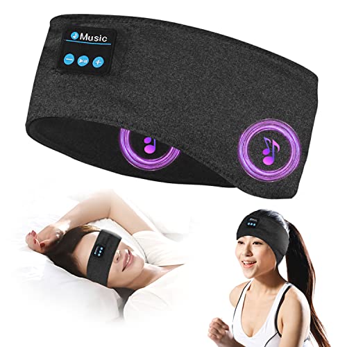 LeekaoWee 2023New Sleep Headset, Bluetooth Sports Sleep Headset, with Ultra-Thin high-Definition Stereo Speakers, Suitable for Sleep, Sports, Jogging, Yoga, Insomnia, air Travel etc.FD5