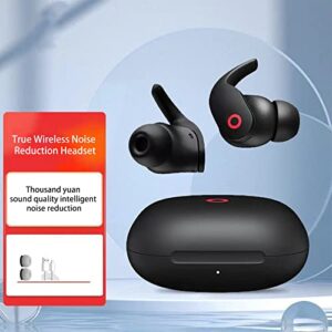 Wireless Bluetooth Sport Earbuds Headphones - Bluetooth Headset Bluetooth 5.2 Wireless Earbuds Waterproof Low-Power Noise Cancellation Binaural Stereo HD Sound Quality for Sports (Black)