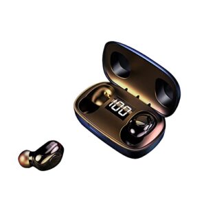 light-weight earbuds with led display charging case for sport wireless earbuds bluetooth headphones with mic noise cancelling wireless in-ear earphones