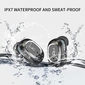 Jiying T50 Wireless Earbuds Bluetooth Headphones with Charging Case IPX7 Waterproof Stereo Earphones in Ear Built in Mic Headset for Sport with Premium Fidelity Sound Quality