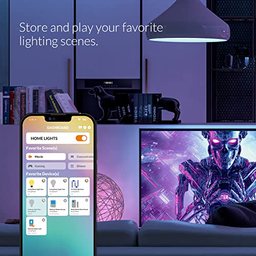 ERIA Zigbee Color A19 Smart Bulb Compatible, Alexa, Google Assistant and ZigBee hubs (2-Pack)