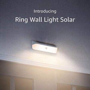 Ring Smart Lighting – Wall Light Solar, White (Bridge required)