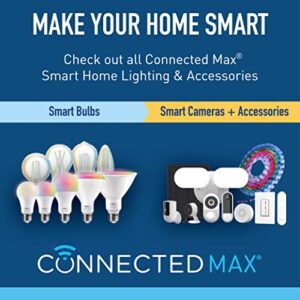 Cree Lighting Connected Max Smart Led Bulb A19 60W Tunable White + Color Changing, 2.4 Ghz, Compatible With Alexa And Google Home, No Hub Required, Bluetooth + Wifi, 6Pk