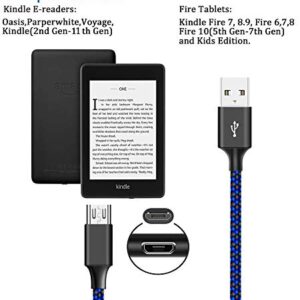 Micro USB Charging Cable 6FT Compatible with Fire HD HDX Tablet 7 8 10,Fast PS4 Charger Cord for Xbox One S/X/Elite,Playstation 4,PS4 Pro/Slim,Samsung S7/S4/J7/J3.Android Cord for Kindle,LG,HTC,Moto