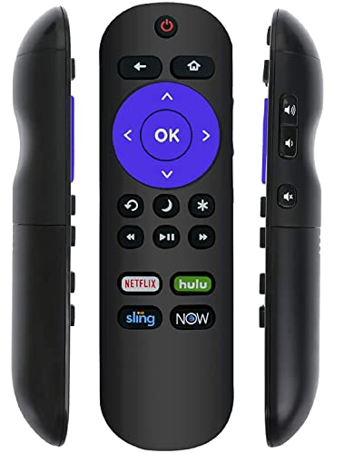 Remote Control Compatible with All Sharp Roku TV LC-50LBU591U LC-50LBU711U LC-55LBU591U LC-55LBU711U LC-43LBU591U LC-32LB601U LC-24LB601U LC-50LB601U LC-40LB601U LC-65Q7370U LC-43LB601U