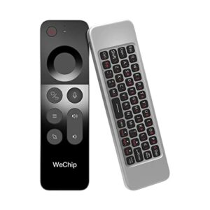wechip w3 air mouse universal voice remote control with keyboard for nvidia shield/android tv box/pc/laptop/projector/htpc/media player