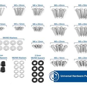 VIVO M4 M5 M6 M8 Universal TV and Monitor Mounting VESA Hardware Kit Set, Includes Screws, Washers, Spacers, Assortment Pack, Fits Most Screens up to 80 inches, Mount-TVWARE