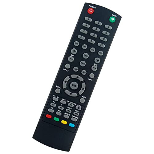 Replacement Remote Control Applicable for RCA TV RTU6549-C RLDED3258A RTU5820 RTU5540-B RTU7877 RLDED5098-B-UHD RLED4016A-H RTU4253 RT1970-B RT1970B RTU7074 RTU4921 RTU4300 RT4038 RTU4853 RLED2446