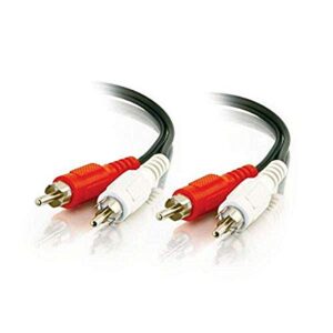 c2g 40465 c2g/cables to go value series rca audio cable (12 feet, black)