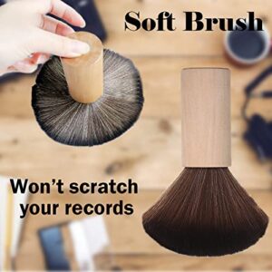 Turntable Vinyl Records Cleaner, Anti-Static Dust Cleaning Record Brush for Vinyl Albums LP CD Cartridge(1 Pcs)