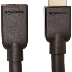 Amazon Basics High-Speed Male to Female HDMI Extension Cable - 15 Feet