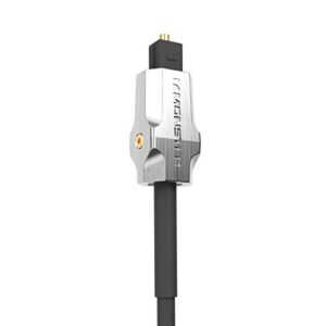 monster m-series 1000 fiber optical digital audio cable toslink cable for sound bar, tv – 1.5 meters (4.9 ft)